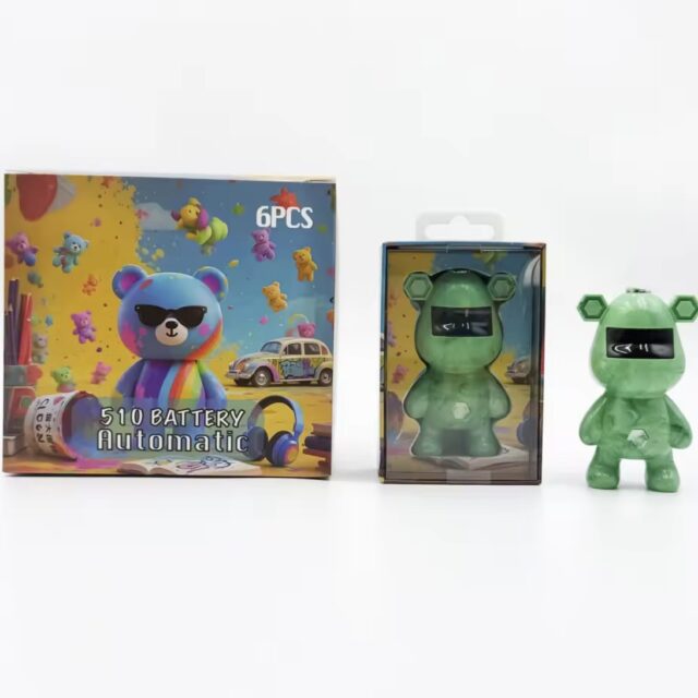 510対応 バッテリー 550mAh クマ型デザイン 可変電圧 Type-C充電